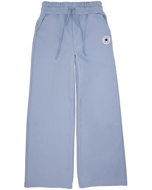 Converse Palazzohose WOMEN'S KNIT WIDE LEG PANTS (1-tlg) - Blau