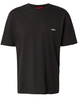 HUGO T-Shirt Derlyns - Schwarz