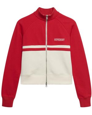 Superdry & Co Sweatjacke Athletic Essentials - Rot