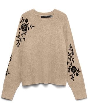 Vero Moda Pullover Vmnew Fatima - Natur
