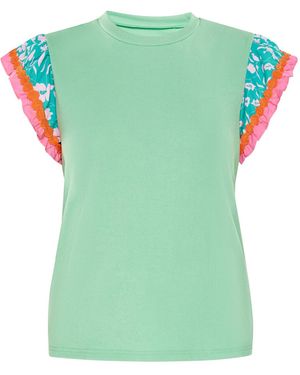 FELIPA T-Shirt Fashion Look - Grün