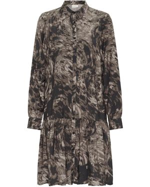 Kaffe Kleid Kajamie - Grau