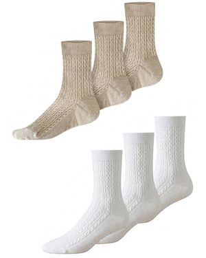 Millo Socken Cosy Twist Mix - Weiß