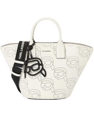 Karl Lagerfeld Handtasche Ikonik 2.0 - Weiß