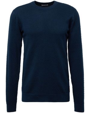 Knowledge Cotton Pullover Vagn - Blau