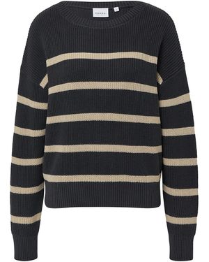 comma casual identity Pullover - Schwarz