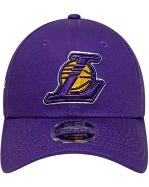 KTZ Sportcap 9Forty Nba Los Angeles Lakers Side Script - Lila