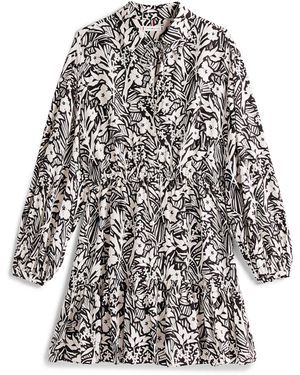 Tommy Hilfiger Kleid Jacquard - Weiß