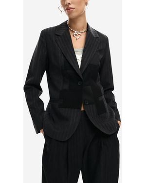 Desigual Blazer Amecincinnati 26Swew24 - Schwarz