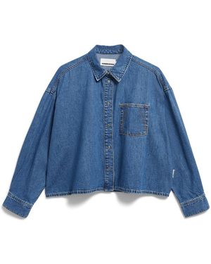 ARMEDANGELS Bluse Nalaani - Blau