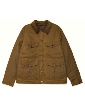 Filson Übergangsjacke Shelter Cloth Journeyman Jacket Dark Tan - Natur