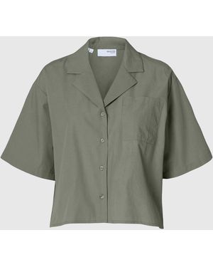 SELECTED Bluse - Grau