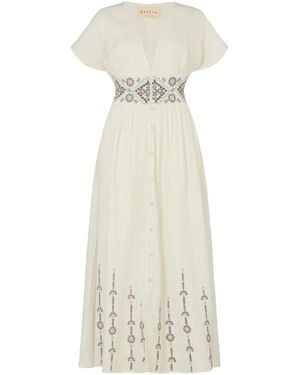 Raffya Kleid Sally Ann - Weiß