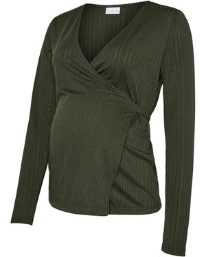 Mama.licious Bluse Mlalajdi Tess - Grün