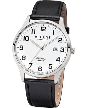 Regent Analoguhr - Schwarz