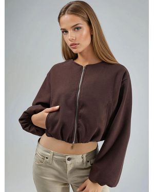 Busem Sweatjacke - Braun