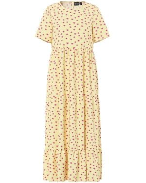 Pieces Kleid Pcevie - Mettallic