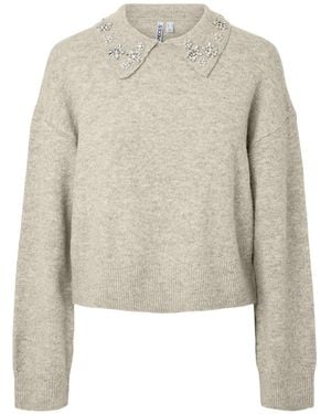Pieces Pullover Pcedith - Weiß