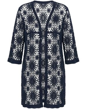 Ulla Popken Strickjacke - Blau