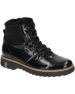 Waldläufer Boots Hitomi Winter Stiefel Boots H-Weite Lack - Schwarz