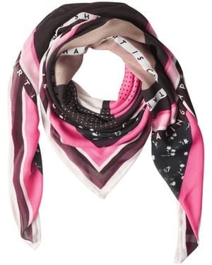 Street One Quadratisches Tuch Mit Grafikprint - Pink
