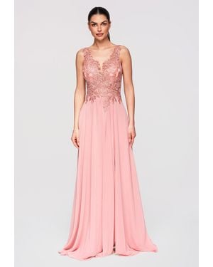 Ombre Abendkleid - Pink