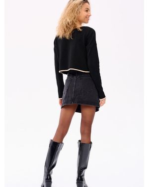 Blue Shadow Pullover - Schwarz