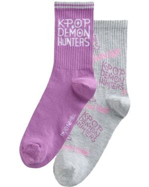 Next Socken Kpop Demon Hunters - Lila