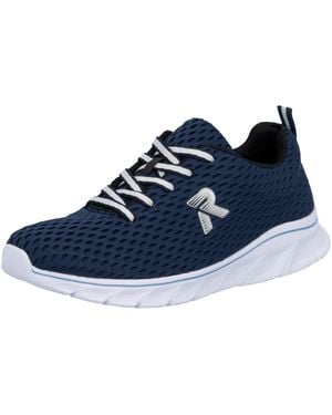 Rieker Sneaker Klassik Sneaker, Freizeitschuh, Sportschuh, Halbschuh, Leichtgewicht - Blau