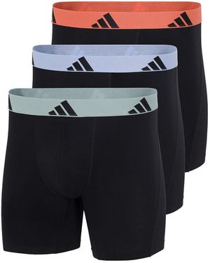 adidas Boxer Active Flex Cotton (3-St) Boxershorts, Unterhose, Boxerbriefs - Blau