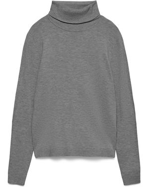 Vero Moda Pullover Vmhappiness - Grau