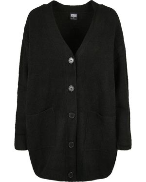 Urban Classics Strickjacke - Schwarz