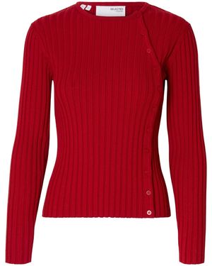 SELECTED Pullover Slfhelen - Rot