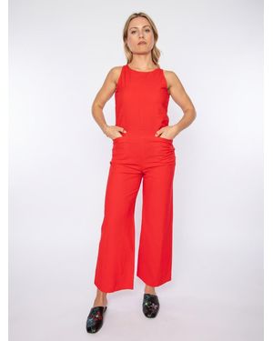 Thinking Mu Jumpsuit Fiery Adriana Jumpsuit - Rot