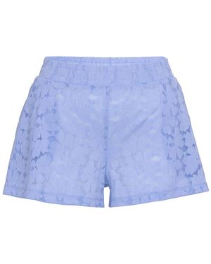 Joop! Pyjamashorts Allover Lace - Blau