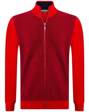 Jacey Quinn Knit Cardigan - Rot