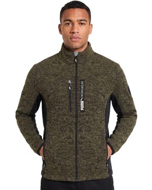 PUMA Fleecejacke Puma Jacke Herren - Grün
