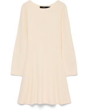 Vero Moda Kleid Vmgold Lux - Natur