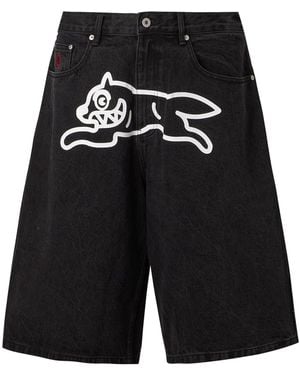 ICECREAM Shorts Running Dog - Schwarz