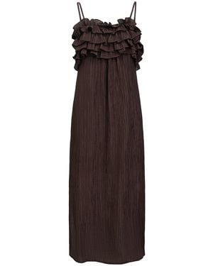 Object Kleid Objlyne - Braun