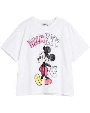 Desigual T-Shirt Mickey - Weiß