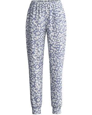 CALIDA Pyjamahose Sleep Over M&M - Blau
