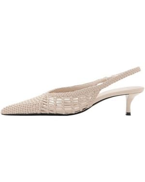 Mango Slingpumps Mot - Weiß