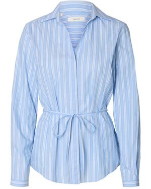 SELECTED Bluse Slfhelga - Blau