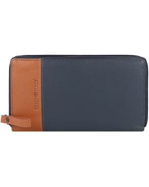 Greenburry Portemonnaie Nappa - Blau