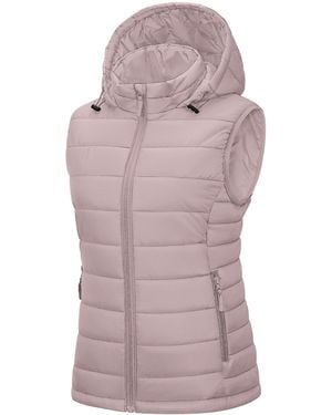33,000ft Weste Puffer Gilet - Lila