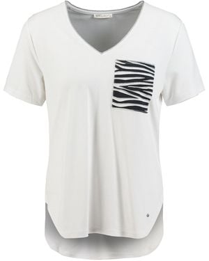 Key Largo T-Shirt Zebra - Weiß