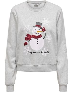 ONLY Sweatshirt - Grau