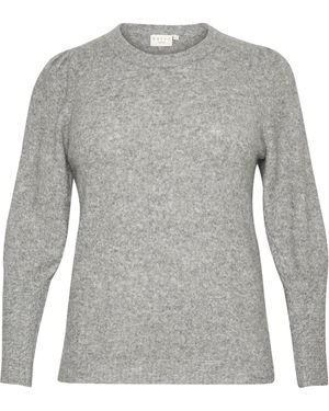 Kaffe Pullover 'Kc Amalia' - Grau