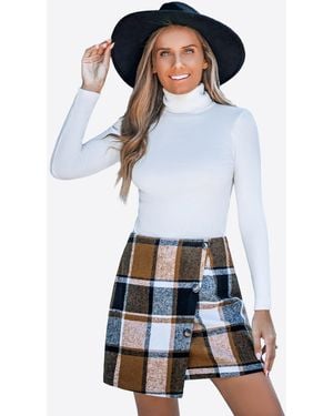 CUPSHE Rock Plaid - Weiß